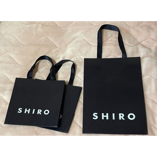 シロ(shiro)のSHIRO   ショップ袋（小）２枚、（中）１枚(ショップ袋)
