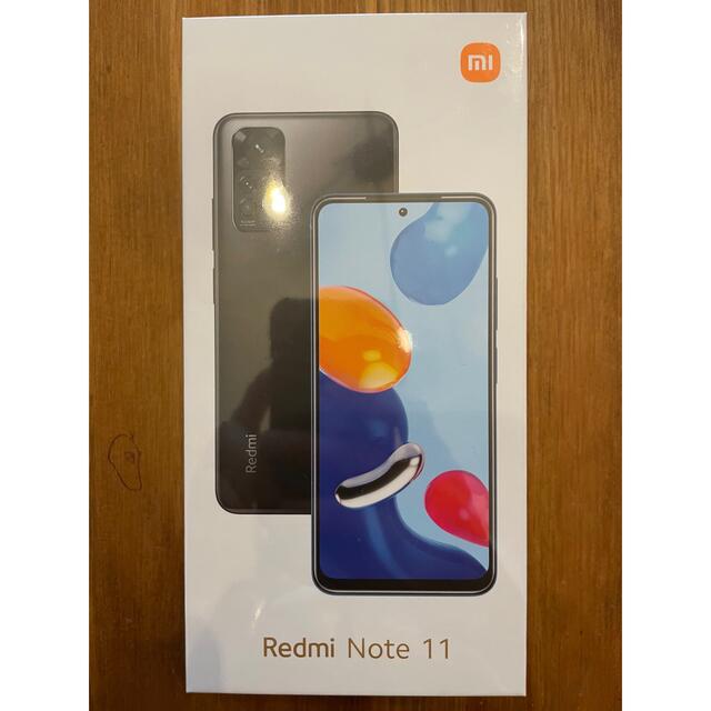 新品未開封 Redmi Note 11 グラファイトグレー simフリー ...