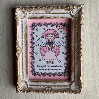 フレーム付き★貼り絵★大切な人に花束を〜あなたと出逢えた事に感謝いたします。】(アート/写真)