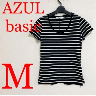 アズールバイマウジー(AZUL by moussy)の専用AZUL BASIC♡アズールベーシック♡ＶネックボーダーTシャツ(Tシャツ(半袖/袖なし))