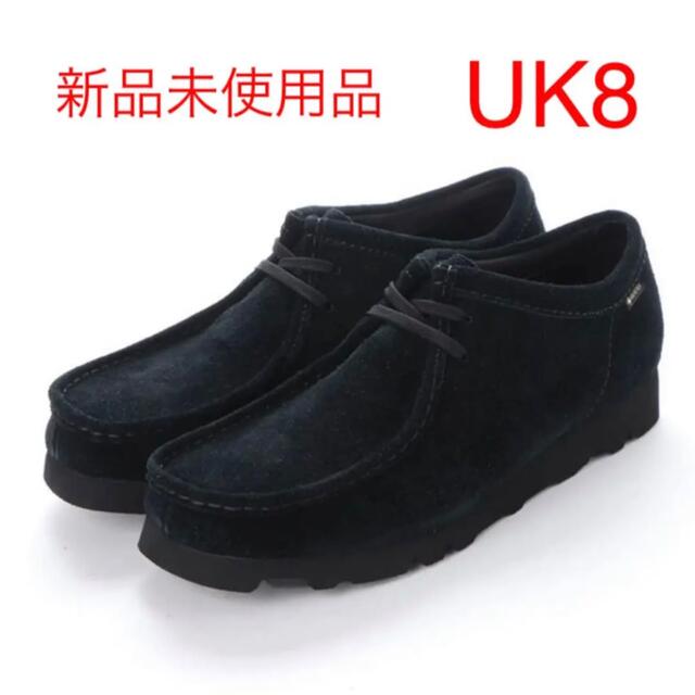 新品未使用 クラークス ワラビー メンズ BLACK UK8