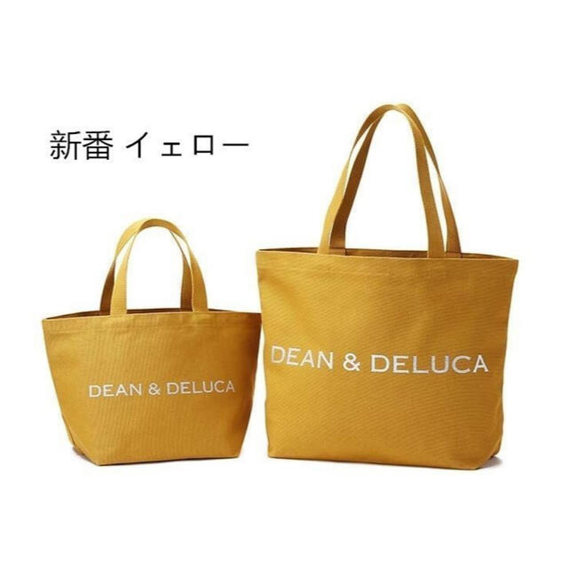 DEAN & DELUCA(ディーンアンドデルーカ)のDEAN&DELUCA ディーン&デルーカ　トートバッグSサイズ イエロー レディースのバッグ(トートバッグ)の商品写真