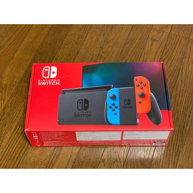 あーす様専用nintendo switch 本体ネオンブルー ネオンレッド 新品-