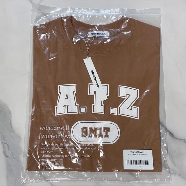 ATEEZ wonderwall コラボ Tシャツ camel brown