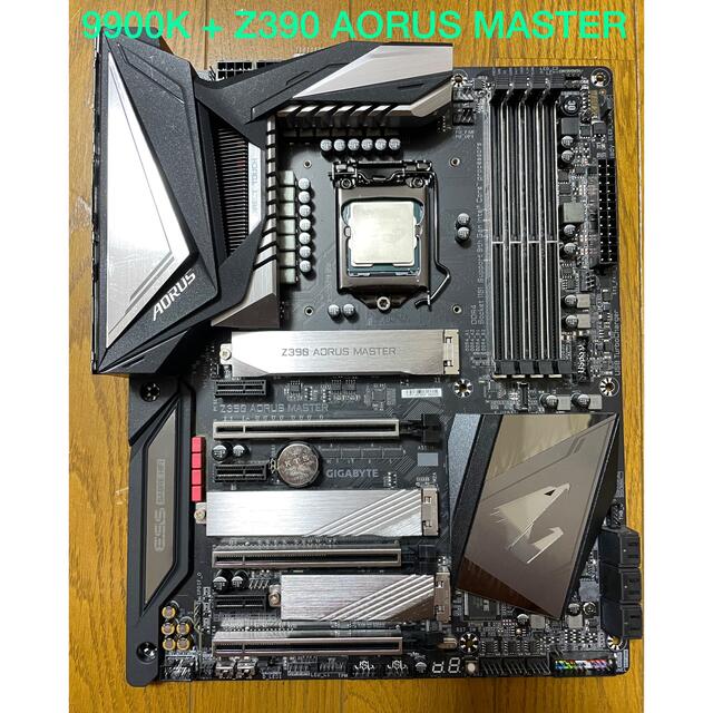 Intel 9900K + GIGABYTE Z390 AORUS MASTERスマホ/家電/カメラ