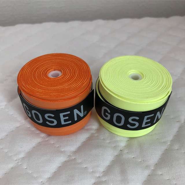 GOSEN(ゴーセン)のGOSEN グリップテープ 2個★迅速発送 オレンジ蛍光 ゴーセン✳︎色変更可 エンタメ/ホビーのエンタメ その他(その他)の商品写真