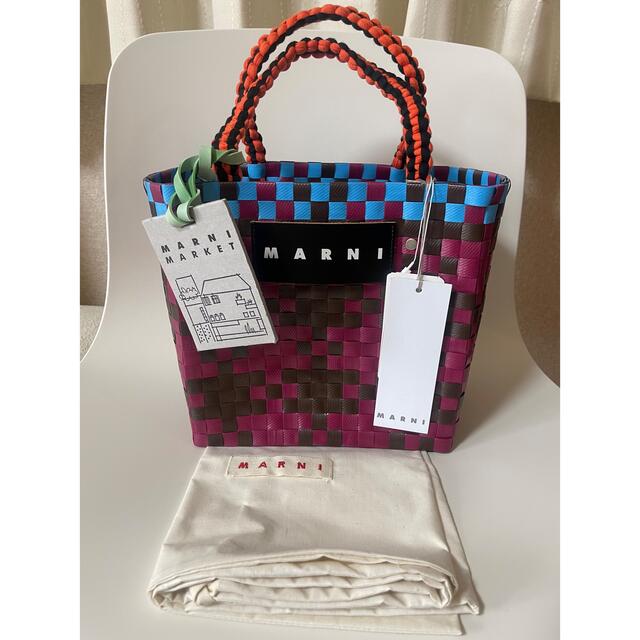 未使用新品《MARNI》マルニマーケット ピクニックバッグ ジャージー