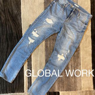 グローバルワーク(GLOBAL WORK)の【送料無料】GLOBAL WORK グローバルワーク　ダメージジーンズ　デニム(デニム/ジーンズ)