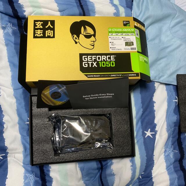 玄人志向 グラフィックボード GF- GTX1050 -2GB/OC/SF 玄人志向 グラフィックボード GF- GTX1050 -2GB/OC/SF