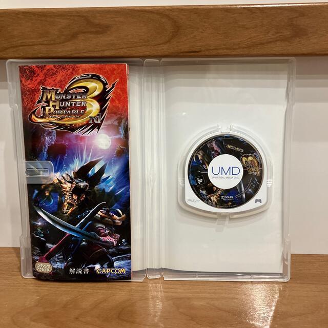 CAPCOM(カプコン)のモンスターハンターポータブル 3rd & 2ndG PSP 中古 エンタメ/ホビーのゲームソフト/ゲーム機本体(その他)の商品写真