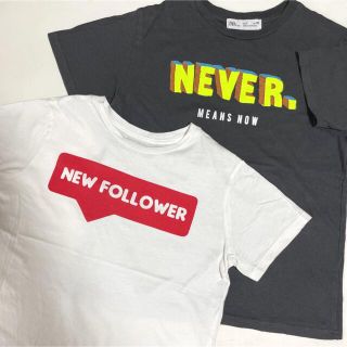 ザラ(ZARA)の美品　ZARA キッズ　Tシャツ　2枚セット(Tシャツ/カットソー)