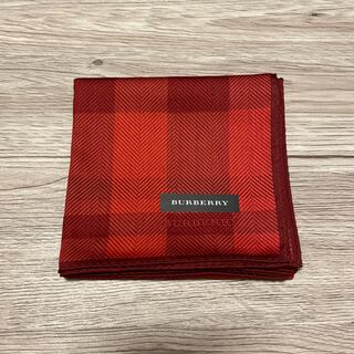 バーバリー(BURBERRY)のバーバリーハンカチオレンジ(ハンカチ)