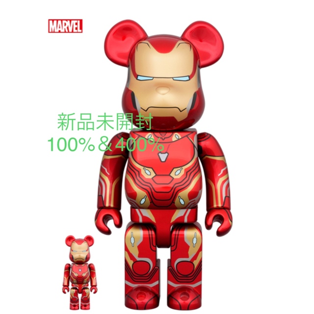 BE@RBRICK IRON MAN MARK 50 100％ & 400％フィギュア