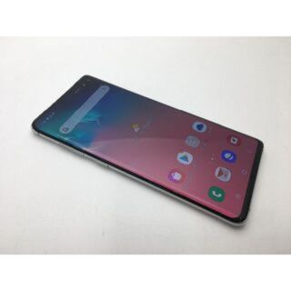 サムスン(SAMSUNG)の◆R416 SIMフリー au Galaxy S10+ SCV42 ホワイト美品(スマートフォン本体)