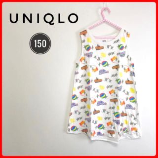 ユニクロ(UNIQLO)の【希少品】UNIQLO kidsタンクトップ　　レオレニオ　150 ガールズ(Tシャツ/カットソー)