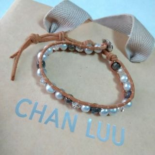 ❤️匿名配送❤️チャンルー　CHAN LUU シルバー925 レザーバングル　ピンク