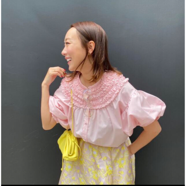 新品タグ付】完売品 ロージーモンスター ♡ミニフリルブラウス