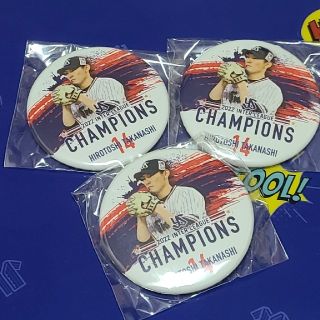 トウキョウヤクルトスワローズ(東京ヤクルトスワローズ)の東京ヤクルトスワローズ 14高梨裕稔　缶バッジ　3個セット(応援グッズ)