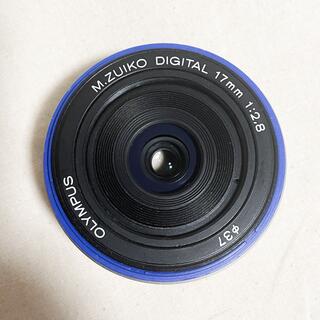 オリンパス(OLYMPUS)のOLYMPUS パンケーキレンズ M.ZUIKO  17mm F2.8(レンズ(単焦点))