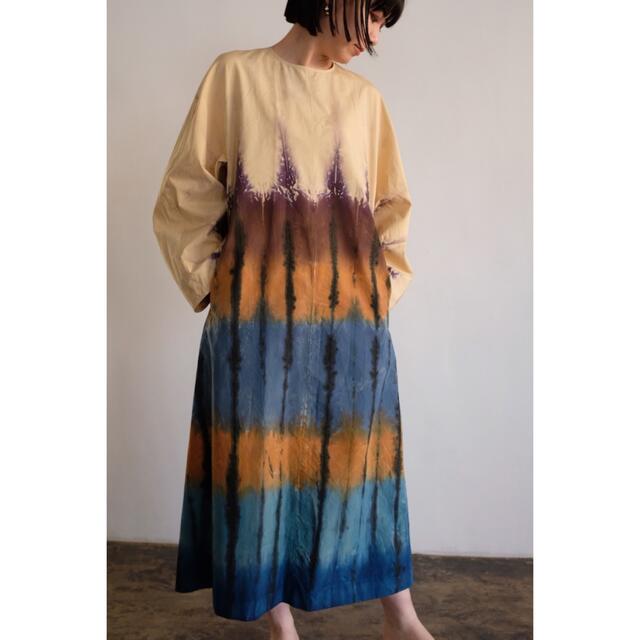 martinique Le Conte(マルティニークルコント)の☆ CURRENTAGE MULTIPLE HAND DYE DRESS☆ レディースのワンピース(ロングワンピース/マキシワンピース)の商品写真