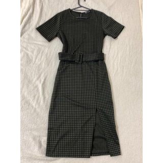 ザラ(ZARA)のZARA チェックワンピース(ひざ丈ワンピース)