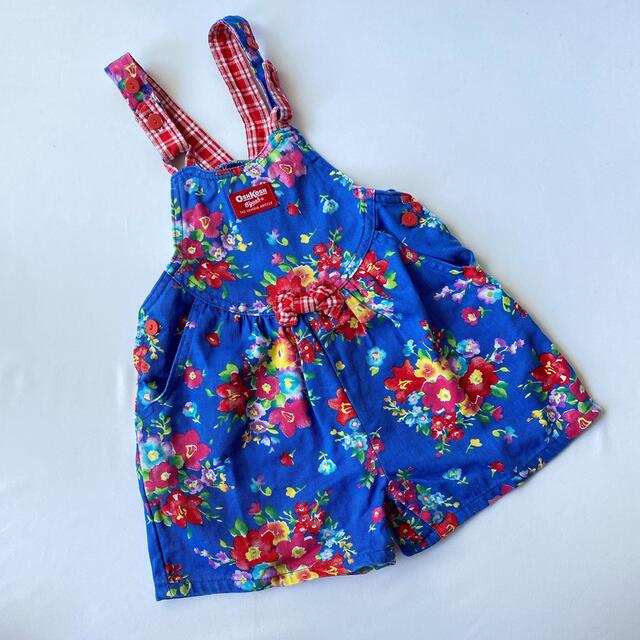 オシュコシュ　花柄　ショートオール キッズ/ベビー/マタニティのキッズ服女の子用(90cm~)(パンツ/スパッツ)の商品写真