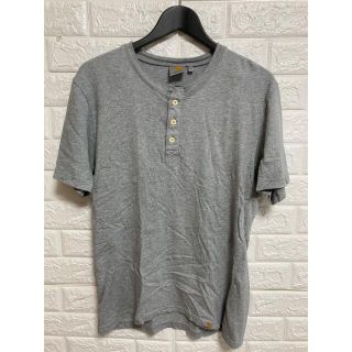 カーハート(carhartt)のCarhartt カーハート ヘンリーネック　グレー　M  Tシャツ(Tシャツ/カットソー(半袖/袖なし))