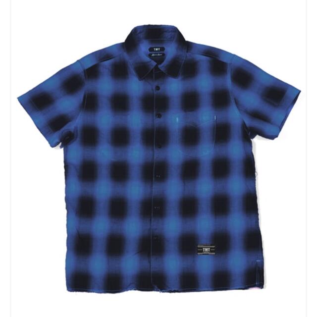 TMT OMBRE CHECK SHORT SLEEVES SHIRTS