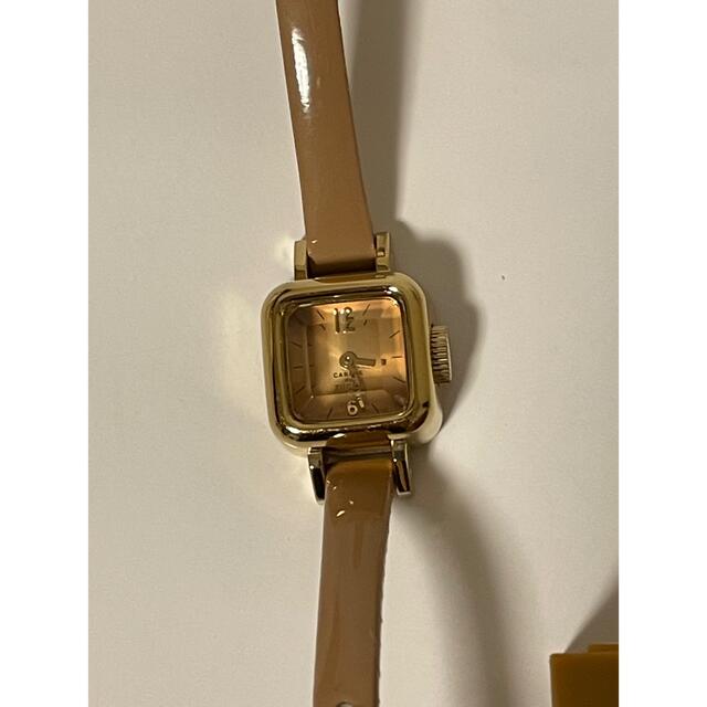 CABANE de ZUCCa(カバンドズッカ)のCavan de zucca キャラメル　リストウォッチ レディースのファッション小物(腕時計)の商品写真
