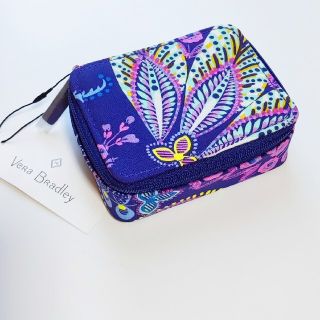 ヴェラブラッドリー(Vera Bradley)の新品▫ヴェラブラッドリー ピルケース  パープル(ポーチ)