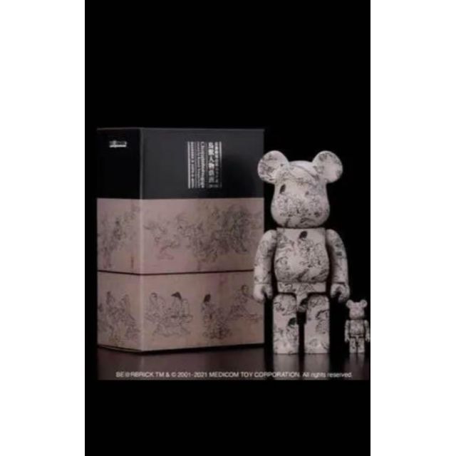 ベアブリックBE@RBRICK 鳥獣人物戯画 第弍集 100% & 400% ベアブリック