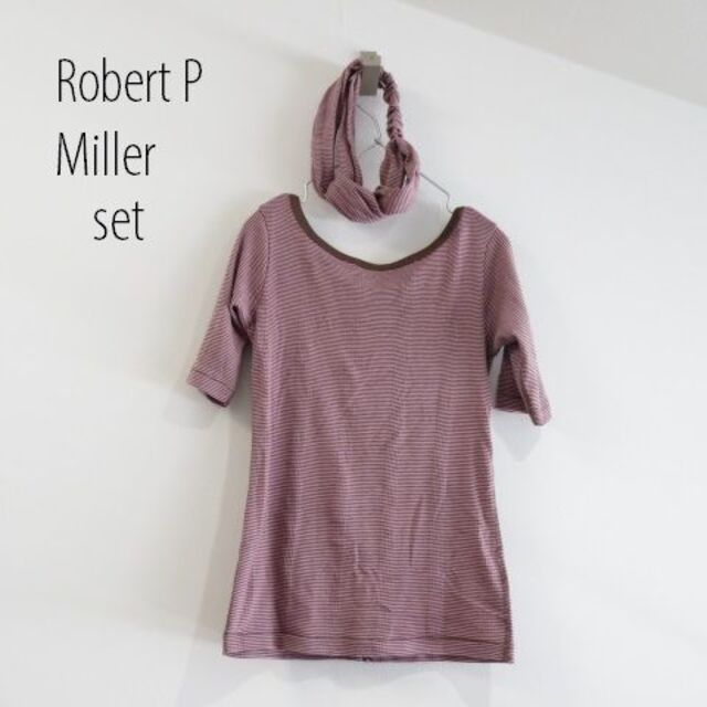 MILLER(ミラー)の新品 Robert p miller　ミラー　ヘアバンド　カットソー　ボーダー レディースのトップス(Tシャツ(半袖/袖なし))の商品写真