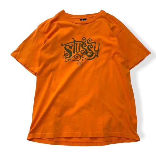 ステューシー　紺タグ　90s USA製　Tシャツ　半袖　Mサイズ　stussy