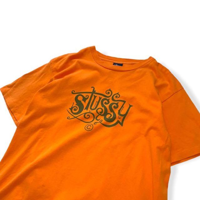 ステューシー　紺タグ　90s USA製　Tシャツ　半袖　Mサイズ　stussy