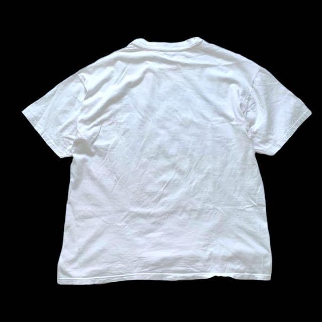 ヘインズ　90s USA製　Tシャツ　半袖　プリント　シングルステッチ　XL 白