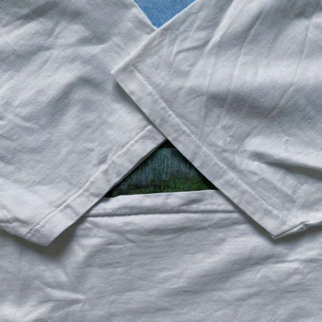 ヘインズ　90s USA製　Tシャツ　半袖　プリント　シングルステッチ　XL 白