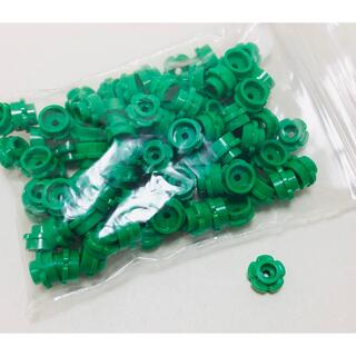 レゴ(Lego)の【新品未使用】レゴ　花　花びら　葉　フラワーエッジ　グリーン　緑　100個(知育玩具)