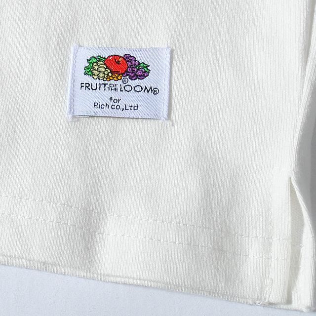 Ron Herman(ロンハーマン)のFruit Of The Loom ビッグTシャツ 白L 厚手 ヘビー メンズのトップス(Tシャツ/カットソー(半袖/袖なし))の商品写真