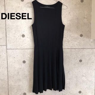 ディーゼル(DIESEL)のDIESEL ディーゼル ワンピース ブラック(ミニワンピース)