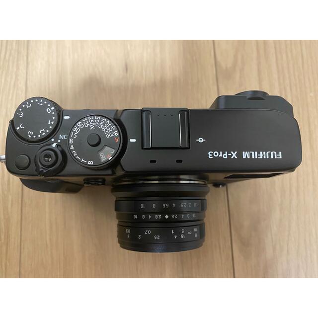 富士フイルム(フジフイルム)の【特価！】FUJIFILM xpro3 ブラック スマホ/家電/カメラのカメラ(ミラーレス一眼)の商品写真