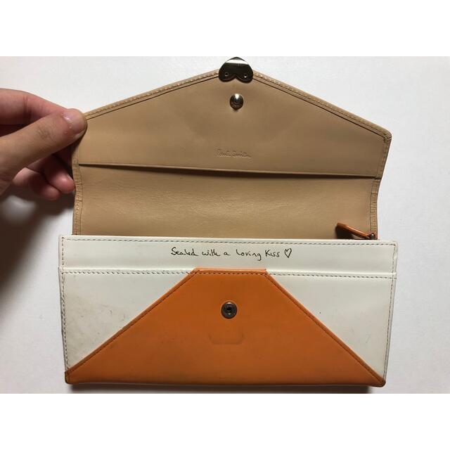 Paul Smith(ポールスミス)のポールスミス　長財布　ラブレター　オレンジ　ベージュ レディースのファッション小物(財布)の商品写真