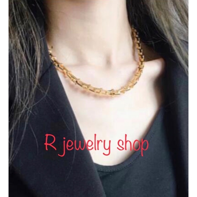 芸能人愛用 Tチェーン ネックレス ゴールド 最高品質 最高級 各カラーあり の通販 by R. luxury jewelry shop｜ラクマ