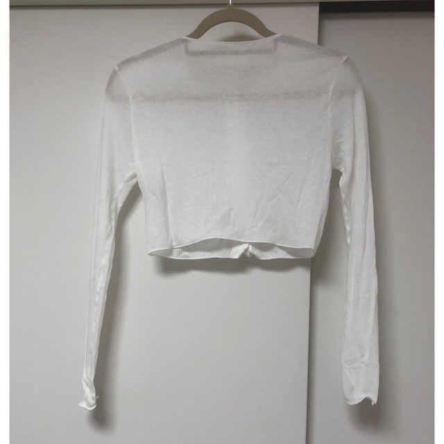 Ron Herman(ロンハーマン)の専用yo biotop sheer rib short cardigan  レディースのトップス(カットソー(長袖/七分))の商品写真