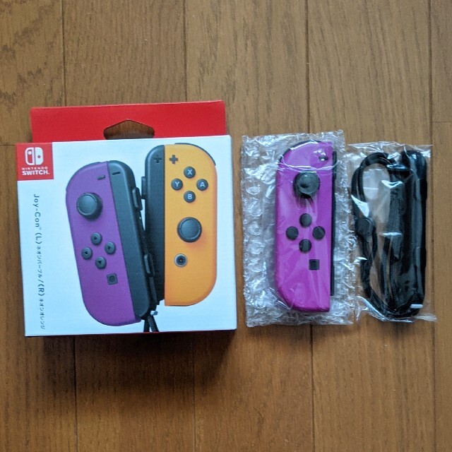 Nintendo Switch(ニンテンドースイッチ)の新品 Nintendo Switch Joy-Con(L) ネオンパープル 左 エンタメ/ホビーのゲームソフト/ゲーム機本体(その他)の商品写真