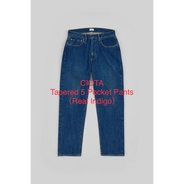 新作日本製 CIOTA 13.5oz テーパード デニム / 本藍スビンコットン