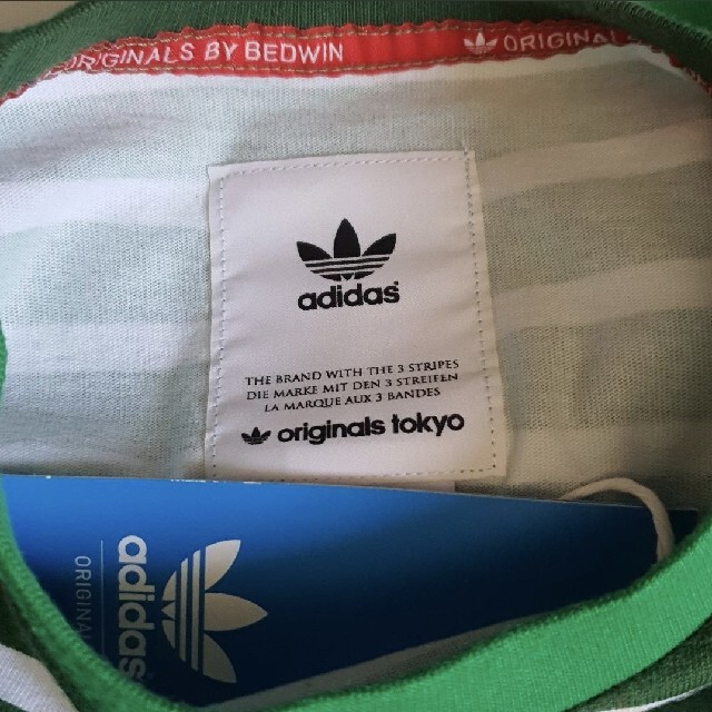 adidas(アディダス)のアディダス オリジナルス by BEDWIN クレイジーボーダー 新品 未使用 メンズのトップス(Tシャツ/カットソー(半袖/袖なし))の商品写真