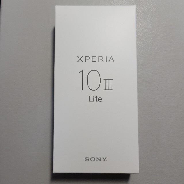 SONY Xperia 10 III Lite 版 XQ-BT44 ブルースマートフォン本体