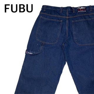 フブ メンズ デニム/ジーンズ(メンズ)の通販 25点 | FUBUのメンズを 【限定価格セール!】 極太 B系 HIPHOP バギーパンツ オールドスケート B-BOY 希少 デニム/ジーンズ