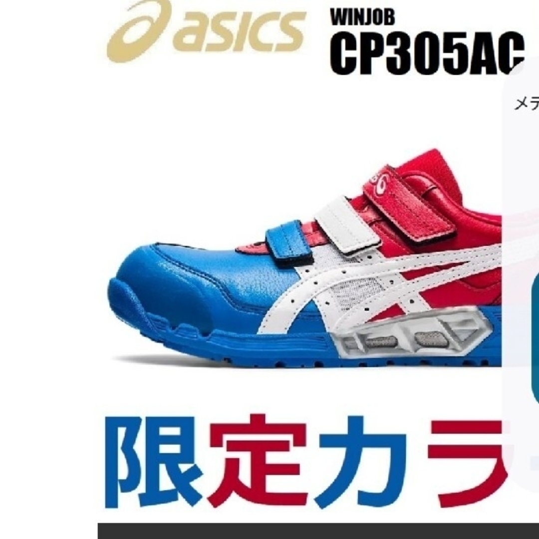 アシックス安全靴限定カラーcp305-4０1(27.0)