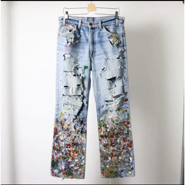 Levi's(リーバイス)の90s Levi's 517 orangetab paint jeans USA メンズのパンツ(デニム/ジーンズ)の商品写真